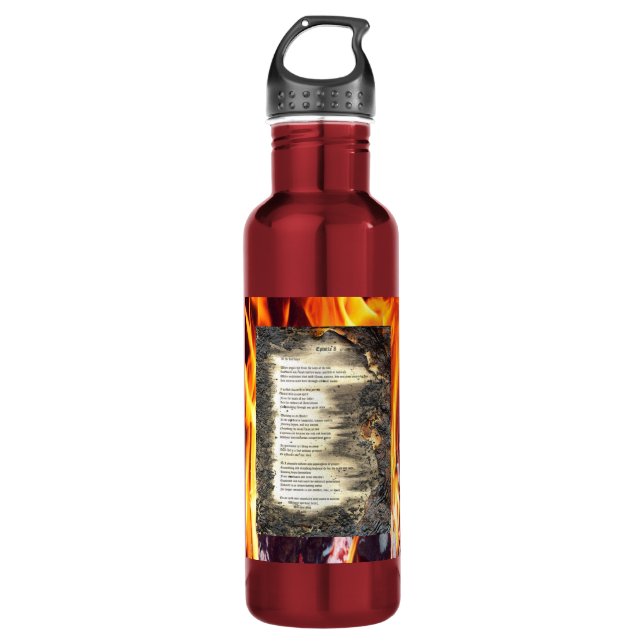 1 Flasche Edelstahlflasche (Vorderseite)