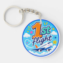 1. Flug farbiges Flugzeug Souvenir