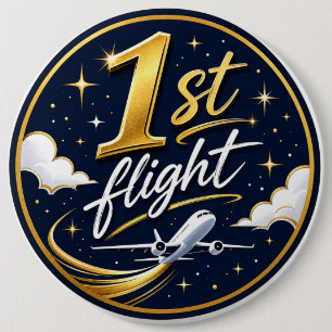 1. Flug Flugzeug Button