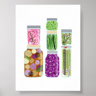 #1 Food Canning Jars Poster