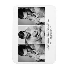 1. Foto des Vaters Magnet