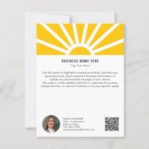 1 Foto QR Sunrise Minimalistisch Business Info C Einladung