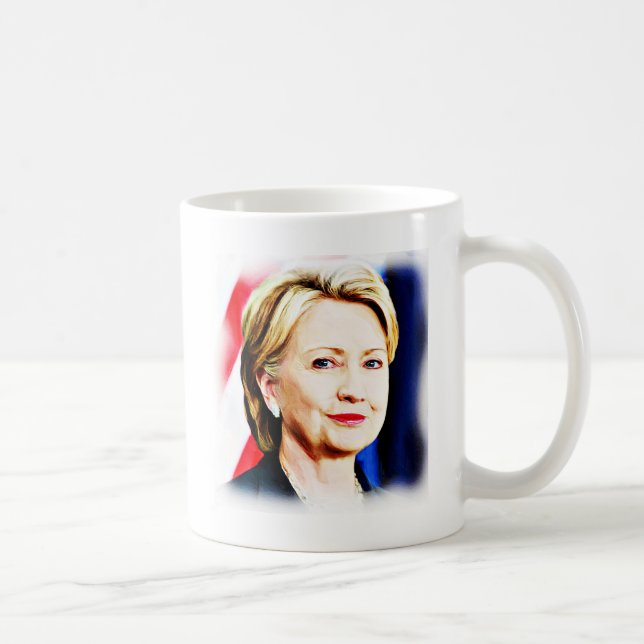 1. Frau Präsidentin Hillary Clinton 2016_ Kaffeetasse (Rechts)