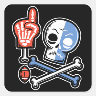 #1 Fubo Juju Quadratischer Aufkleber