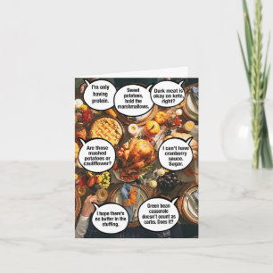 1 Funny Erntedank Card - Family Feinschmeckers Karte