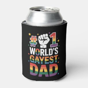 1. Gayest-Vater der Welt LGBT am Sonntag des Vater Dosenkühler