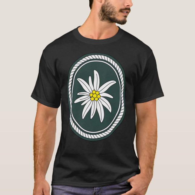 1. Gebirgsabteilung - 1. Gebirgsdivision (Deutschl T-Shirt (Vorderseite)