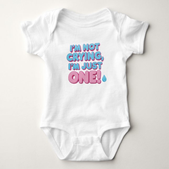 1. GEBURTSTAG BABY CLOTHES STRAMPLER (Vorderseite)