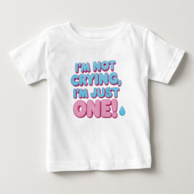 1. GEBURTSTAG BABY CLOTHES T-SHIRT (Vorderseite)