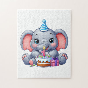 1. Geburtstag Baby Elefant