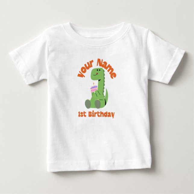 1. Geburtstag Baby T-shirt (Vorderseite)
