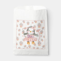 1. Geburtstag Ballerina Penguin Pink