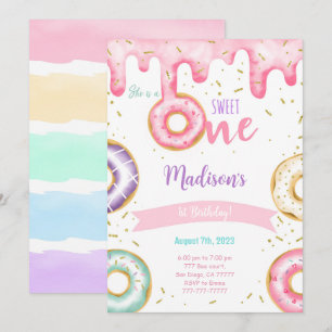 1. Geburtstag Donut Einladung