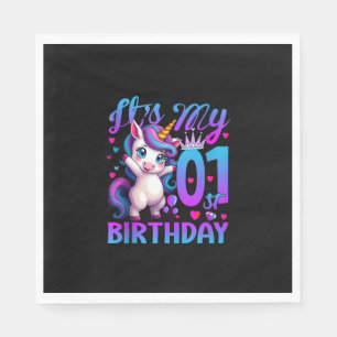1. Geburtstag Einhorn Es ist mein 1. Geburtstag Ta Serviette