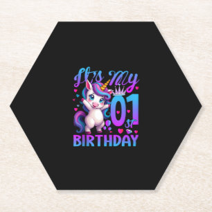 1. Geburtstag Einhorn Es ist mein 1. Geburtstag Ta Untersetzer