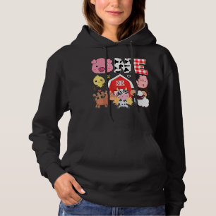 1. Geburtstag Einjähriges Landwirtschaftsthema Tie Hoodie