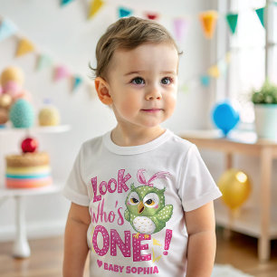 1. Geburtstag Eule Baby T-shirt