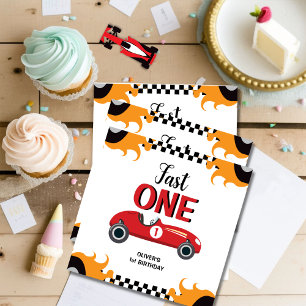 1. Geburtstag Fast One Racing Car Party Serviette