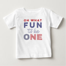 1. Geburtstag Foto Prop. oder Party Outfit, 4. Jul Baby T-shirt