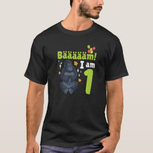 1. Geburtstag Gorilla Thema Geburtstagsparty 1 Jah T-Shirt