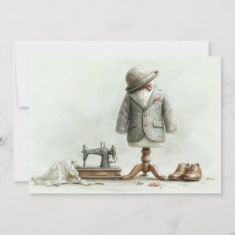 1. Geburtstag Haute Couture Baby Boy & Atelier Einladung