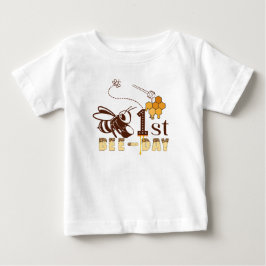 1. Geburtstag Honey Bee Honey Bee Bee Hive Baby T-shirt