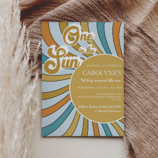 1. Geburtstag im Sonnenschein Einladung