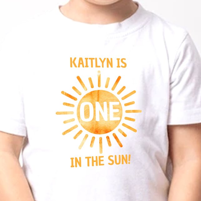 1. Geburtstag in der Sonne Baby T-shirt (Von Creator hochgeladen)