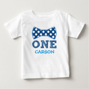 1. Geburtstag - Individuelle Name - Krawatte Bow Baby T-shirt