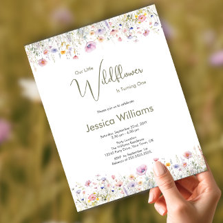 1. Geburtstag Kleine Wildblume