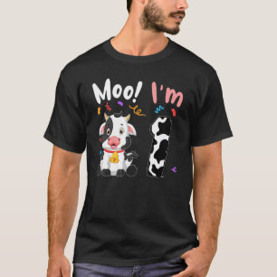 1. Geburtstag Moo I m 1 Kuh Farm Animal Barnyard P T-Shirt