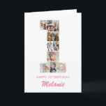 1. Geburtstag Nummer 1 FotoCollage Personalisiert Karte<br><div class="desc">Feiern Sie mit dieser niedlichen Karte den bedeutsamen 1. Geburtstag Ihres Kleinen. Es ist eine personalisierte Geburtstagskarte für Fotos, mit der Sie ein wirklich einzigartiges und unvergessliches Design schaffen können. Diese anpassbare Vorlage lasse Ihnen, Ihre eigenen hochgeschätzten Fotos einzufügen und die wertvollen Momente des ersten Jahres Ihres Babys zu erfassen....</div>