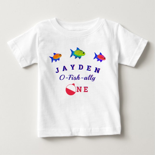 1. Geburtstag Ofishally ONE Baby Baby T - Shirt (Vorderseite)