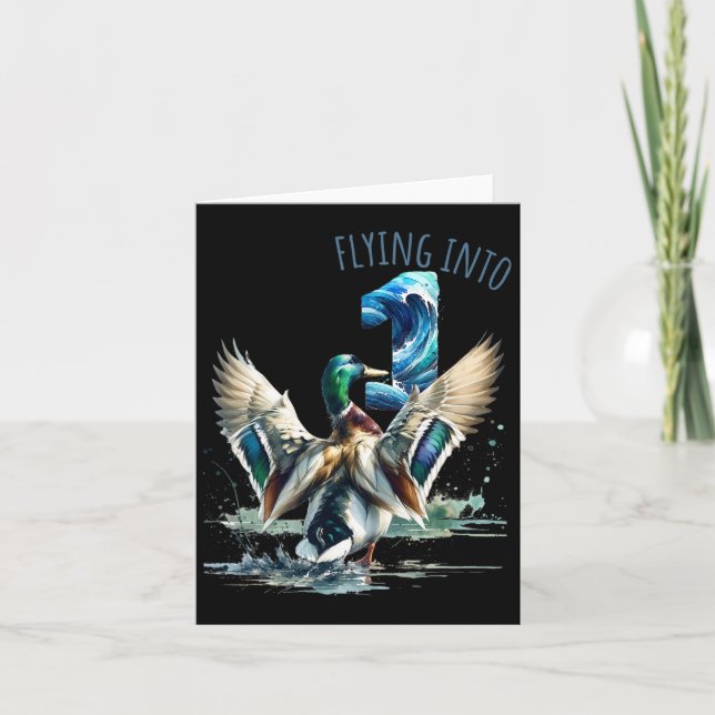 1. Geburtstag Party 1 Ye Karte (Vorderseite)