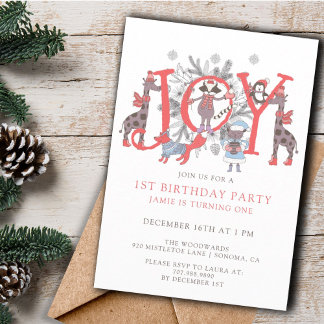 1. Geburtstag Party der Kinder Geburtstag Einladung