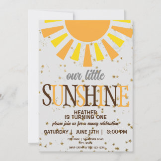 1. Geburtstag Party kundenspezifisch Einladung