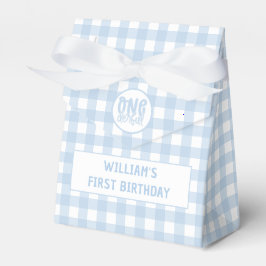 1. Geburtstag Party Niedlich Pastel Blue Onederful Geschenkschachtel