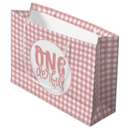 1. Geburtstag Party Niedliche Pastel Pink Onederfu Große Geschenktüte