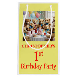 1. Geburtstag Party Teddy Bears Party Kleine Geschenktüte