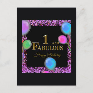 1. Geburtstag Postkarte