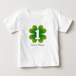 1. Geburtstag St. Patricks Tages Baby T-shirt