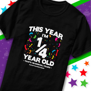 1. Geburtstag Sterbliche Jahre Schaltjahr Tag 29.  T-Shirt