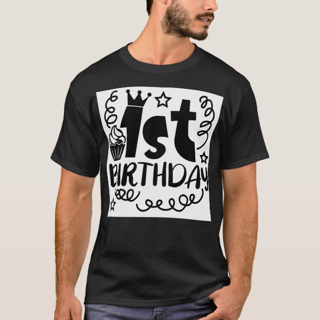 1. Geburtstag T-Shirt (Vorderseite)