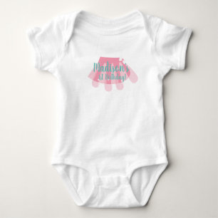 1. Geburtstag Tutu-Shirts für Baby Strampler