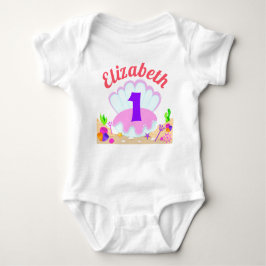 1. Geburtstag unter dem Meer Thema Baby Strampler