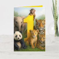 1. Geburtstag Wildtiere Babys