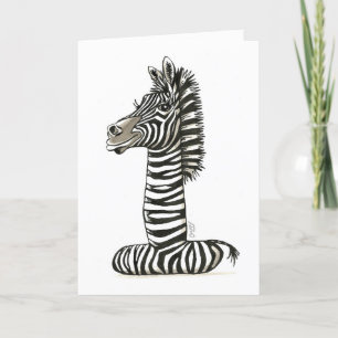 1. Geburtstag Zebra! Karte