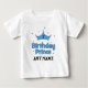 1. Geburtstags-Prinz Baby T-shirt (Vorderseite)