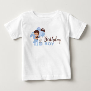 1. Geburtstags-Shirt mit Balloons Baby T-shirt