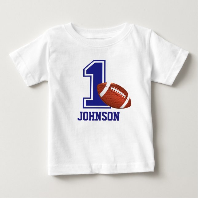1. Geburtstagsball Personalisiert Baby T-shirt (Vorderseite)